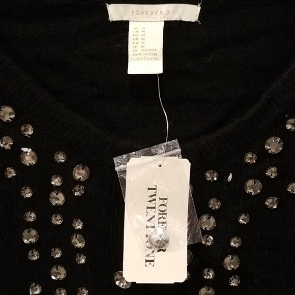 💕FOREVER 21💕 Black Button Up Cardigan Sweater - Picture 5 of 6